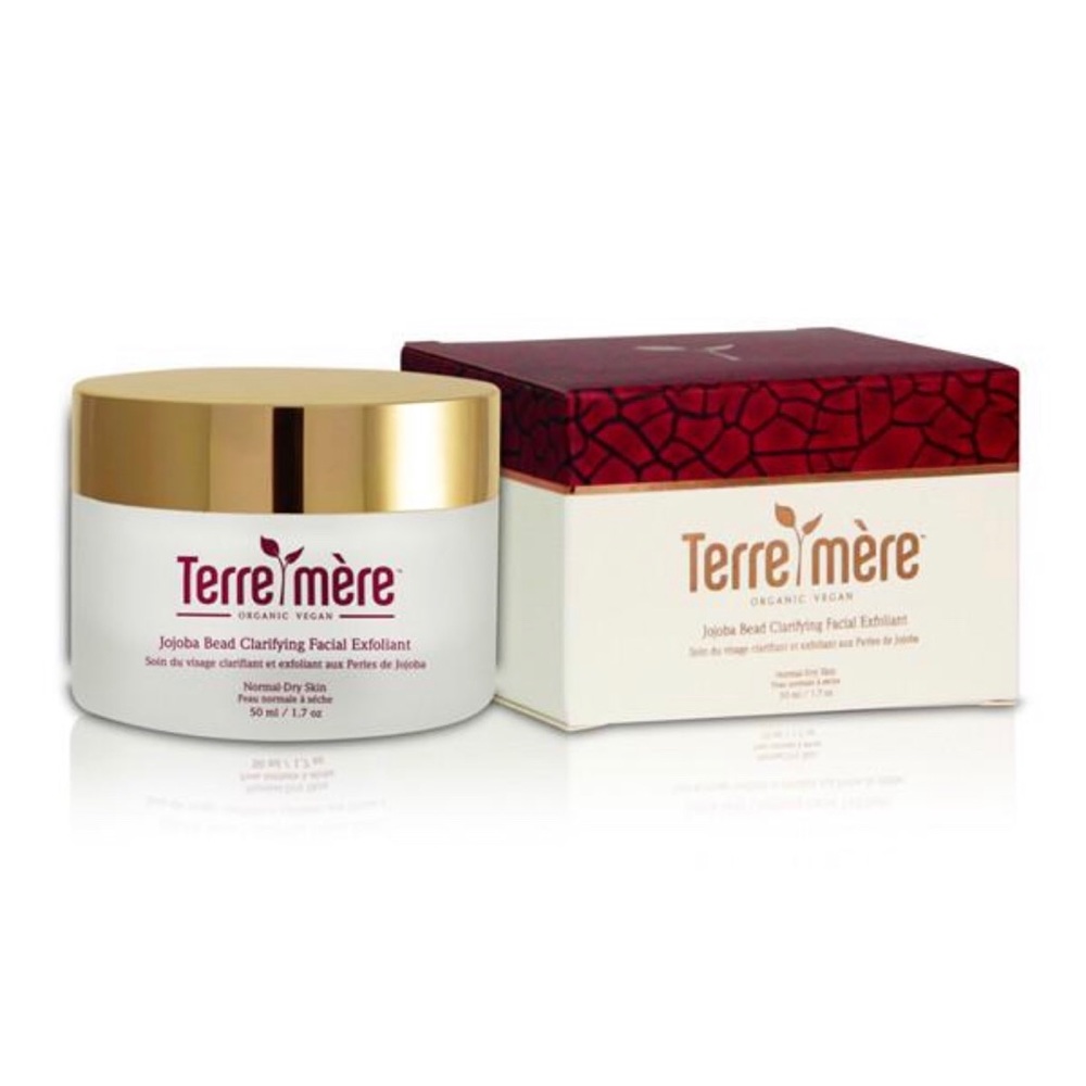 NIB Terre Mère Jojoba Bead Clarifying Facial Exfoliant